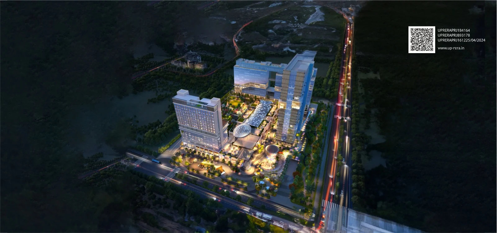 CRC The Flagship Aerial View Noida